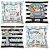 Venta Caliente de Pascua Funda de Almohada de Conejo Nórdico Oficina Sofá Funda de Cojín de Lino Transfronterizo Decoración del Hogar Modelo Nuevo