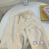 Pantalones de chándal de forro polar de doble cara para otoño e invierno, mujer, invierno, con terciopelo adicional, engrosados, holgados, ropa exterior, cálidos, casual, deportivos, pantalones jogger