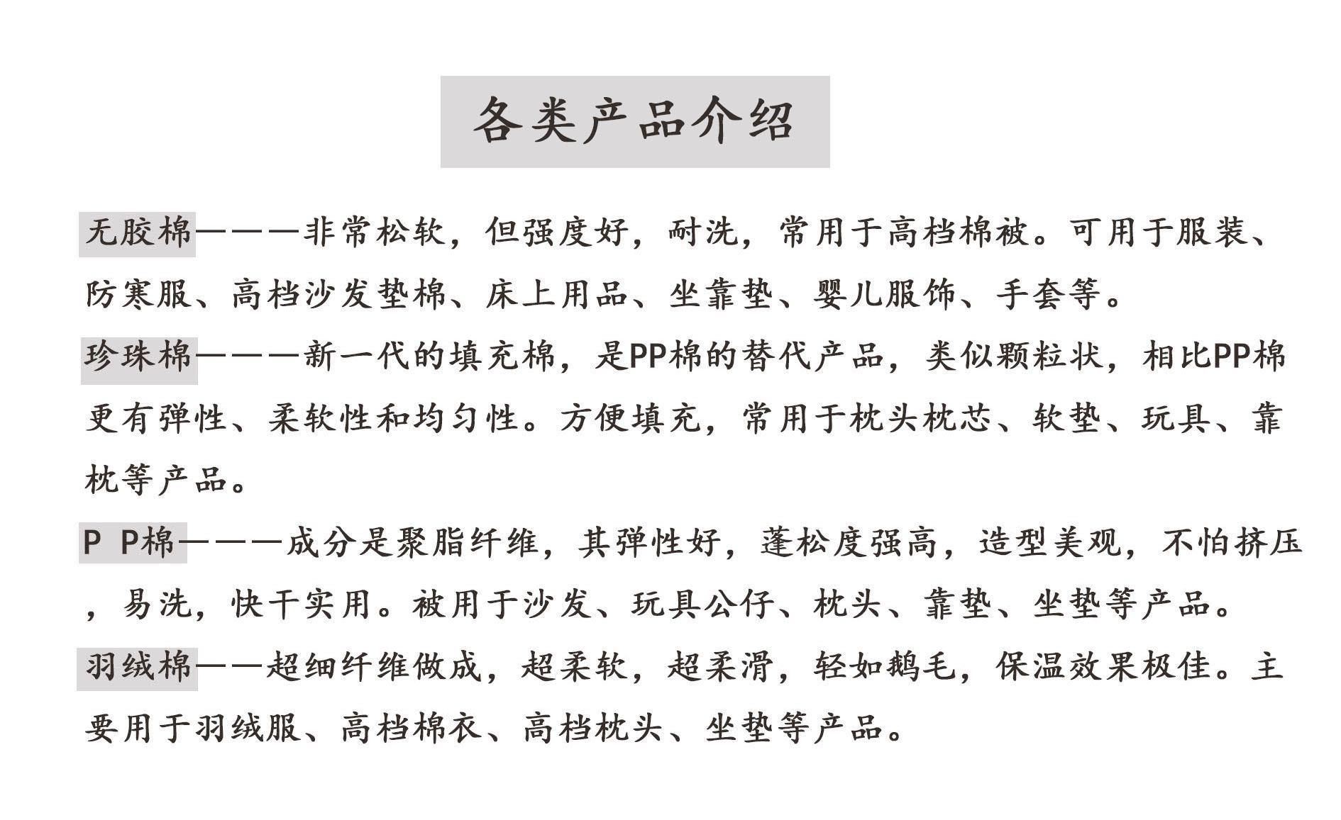 各类产品介绍