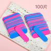 Lixa de unha tira Lixa de unha tira pequena madeira lixa polimento manicure reparo tira de lixa 5cm comércio exterior Lixa de unha