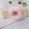Amazon Banda para el Cabello Nueva Hecha a Mano Coreana para Niños Tocado Banda Ancha Suave de Flor para Bebé Cinta para la Cabeza Accesorios para el Cabello