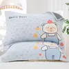 Manta coreana de dibujos animados, funda de almohada de gasa suave, funda de algodón engrosada para pareja adulta, funda de almohada para dormitorio de estudiante, hogar, cuatro estaciones
