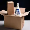 Atacado um jin garrafa de vinho de cerâmica azul e branca jarra de vinho de alta qualidade garrafa de vinho antiga garrafa vazia para vinho branco 500ml Jingdezhen