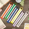 32mm Coreia do Sul liso estilo INS chaveiro cinto de lona bolsa DIY pingente de chaveiro etiqueta quente adesivo de tecido alça de fita