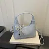 2026 Bolso Nuevo de Moda con Lazo Bolso de Mano de Moda para el Trabajo Bolso Tipo Dumpling Chic Estilo Coreano de Nicho Bolso Cruzado para Mujer
