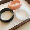 Pulsera de Acrílico Irregular de Acetato Transfronteriza Europea y Americana Estilo Ins Nicho Pulsera de Alta Gama Versátil Accesorio de Pulsera para Mujer