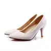 Zapatos de tacón alto individuales para mujer de garantía de calidad, únete gratis, tallas 32-48, zapatos de tacón alto puntiagudos