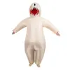 Fantasia inflável de alienígena para Halloween, fantasia de mascote engraçada para desfiles de feriado, cosplay colorido