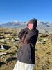 Xizang Oeste Sichuan Roupa de Viagem Gorro de Lã Tricotado Infantil Outono e Inverno 2024 Novo Versátil Quente Pile Chapéu Frio