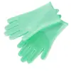 Guantes para Lavar Platos de Mujer para el Hogar Cocina Duraderos Impermeables para el Hogar Lavandería Platos Lavar Tazón Limpieza Artefacto Piel de Caucho de Silicona
