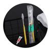 B&B Hotel Supplies Conjunto de Escova de Dentes Descartável e Pasta de Dentes, Conjunto Simples e Portátil de Escovas de Dentes para Casal, Portátil para Viagem