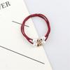 Corea del Sur Dongdaemun Nuevo Anillo de Pelo Simple de Perlas Anillo de Intestino Grueso Elegante Cuerda para la Cabeza de Alta Elasticidad Tendón de Goma Grueso Cuerda para el Pelo de Mujer