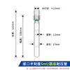 Tubo de vidro resistente à pressão rolha de PTFE rosqueada tubo colorimétrico laboratório químico fundo redondo/fundo plano com graduação parede espessa resistente à pressão