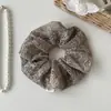 Goma para el Pelo de Tela Pequeña Fragancia Estilo Francés para Mujeres 2025 Nuevo Elegante Moño Cola de Caballo Alta Accesorio para el Cabello