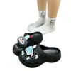 Nuevos Accesorios Versátiles y Lindos de Pingüino Esponjoso y Pez de Dibujos Animados para Zuecos, Dijes Desmontables para Zapatos DIY