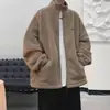 Chaqueta de Trabajo Casual de Moda para Hombre, Estilo Retro Americano, Peso Pesado, Lavada, Desgastada, con Bolsillos, para Primavera y Otoño, Marca Trendy