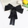 Moda Japonesa y Coreana Versátil Dulce Elegante Lazo Cinta Pinza de Primavera Pinza para el Cabello Versátil Elegante Pinza de Pico de Pato Accesorios para el Cabello