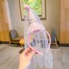 Diadema con corona para niña, diadema con velo, sombrero de cumpleaños, accesorios para el cabello de princesa para niña pequeña