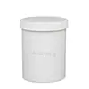 Botella de plástico de 200 g, botella sólida, botella de polvo blanco, caja de muestra de boca ancha de 200 ml, caja de ungüento para subbotella