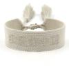 Pulsera de borla tejida con palabra de bordado creativo Guofeng Nacional cinta hecha a mano cuerda de mano abanicos de publicidad de bodas pequeños regalos
