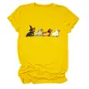 Amazon eBay Tienda Independiente Linda y Divertida Versátil para Mujer Perro Salchicha Fantasma Cuello Redondo Manga Corta Camiseta