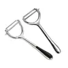 Cuchillo Pelador Multifuncional Aleación de Zinc Cepillo de Hogar Acero Inoxidable Pelador de Melón Herramienta Especial para Pelar Artefacto Pelado de Doble Cara