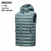 Al por mayor transfronterizo [estilo transfronterizo] nueva chaqueta de algodón a cuadros para hombre otoño e invierno, abrigo ligero de algodón con capucha, color negro