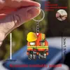 Chaveiro Acrílico Plano 2D Transfronteiriço É um Presente para Aqueles que Amam Arte, Amantes, Parentes e Amigos