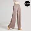 Calça Larga Moderna Dança Solta Roupas de Performance Dança Chinesa Dança Clássica Roupa de Dança Feminina Calças de Treino Calças Longas Adulto