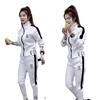 Traje informal de estación europea para mujer, primavera y otoño 2023, nueva moda, cárdigan con cuello alto, chaqueta, leggings, conjunto deportivo de dos piezas
