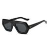 Nuevos lentes planos transfronterizos Europa y Estados Unidos gafas de sol irregulares gafas de sol ins viaje calle color gafas de sol mujeres