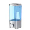 Zhengda Dispensador de Gel Antibacterial para Pared, Botella Sub-dispensadora de Champú y Gel de Ducha, Dispensador de Líquido para Lavar Platos con Bomba de Presión, Dispensador de Jabón de Pared