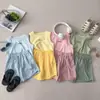 Conjunto de Dos Piezas de Verano Nuevo para Bebé 2026, Ropa de Verano para Niños y Niñas, Conjunto de Dos Piezas de Chaleco y Shorts, Moderno