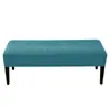 Funda elástica para banco de terciopelo de maíz transfronteriza, funda antipolvo para banco