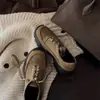Mocasines de mujer de estilo retro 2026, zapatos casuales con cordones de suela gruesa, zapatos que aumentan la altura para personas menudas, zapatillas de moda estilo alemán