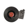 Conjunto de Broches Série Música Personalizada Criativo Retrô Guitarra Nota Fita Formato Vinil Insígnia de Metal