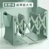 Soporte retráctil para libros con portalápices, estante integrado para almacenamiento de libros de escritorio, separador para libros para estudiantes de secundaria, estantería de escritorio
