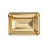 Celebridad en línea popular otoño e invierno Maillard K9 Marrón amarillo corazón torcido con forma de corazón punta inferior diamante uña zirconita decoraciones para uñas