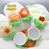 Muñeca de Felpa de Girasol de Dibujos Animados Espejo de Maquillaje Lindo Bolso para Salidas de Primavera Accesorio Llavero Colgante para el Día del Niño