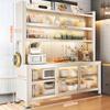Painel Perfurado Armazenamento de Brinquedos Infantis Mesa de Alimentação Lanches Aparador da Sala de Estar Mesa de Suplemento Alimentar para Bebês Armário de Armazenamento de Louças