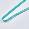 Venta al por mayor del fabricante cinta de poliéster elástica de 0.6 cm, tirantes elásticos para sujetador y ropa interior, cinta elástica multicolor con acabado mate