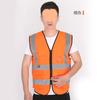 Boa rede protetora respirável colete refletivo para ciclismo noturno colete colete roupa refletiva construção com múltiplos bolsos saneamento construção civil roupa refletiva
