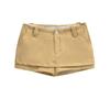 Saia Evasê, Super Bonita, Saia Curta Justa ao Corpo, Calça Culotte Melard para Mulheres, Novo Estilo Outono e Inverno, Sexy, Acorrentada Cor Café