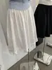 Falda Midi Pomposa de Dobladillo Fruncido Estilo Suave Omalai 2026 Verano Nueva Adelgazante Línea A Foto Real 7175