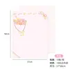 Influenciador do Dia dos Namorados Chinês te dá um buquê de flores, papel de presente de fundo simples, presente de Dia dos Namorados em papel kraft feito à mão atacado