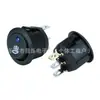 Interruptor Rocker Kcd1 Luz Indicadora Olho de Gato Círculo Completo 3 Pinos 2 Posições 12V20A com Padrão de Farol Alto Interruptor Automotivo