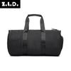 Bolsa de fitness de tela de poliéster impermeable, bolso de viaje portátil, bolso de hombro, bolso de equipaje, bolso portátil con ruedas