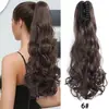 Comercio Exterior Transfronterizo Pelucas Europeas y Americanas Trenzadas, Coletas para Mujer, Cabello Largo Rizado, Extensiones de Coleta con Clip Invisible, Trenzas, Al por Mayor en Stock