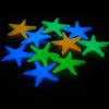 Estrela do mar luminosa pedra luminosa decoração aquário tanque de peixes plataforma de vidro material paisagem em miniatura simulação resistente à cor