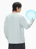 Camiseta Hanlu de manga raglã, gola redonda, manga longa para homens, estilo outono, camisa leve para esportes ao ar livre, top solto, casual e respirável